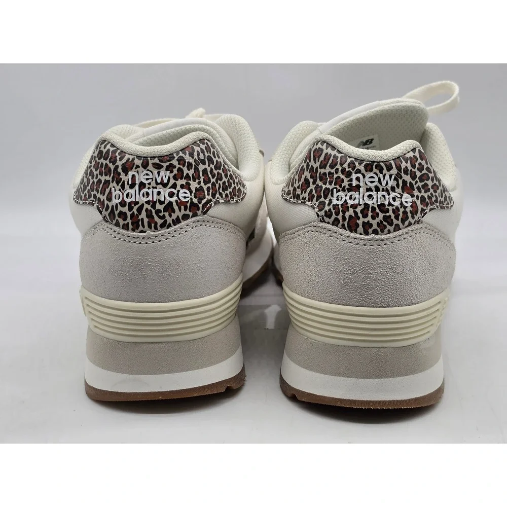New Balance 515 V3 Women 9 White Leopard WL515SO3 Sneakers